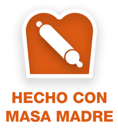 Icono hecho con masa madre